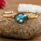 Bracelet cuivre "Vibration" en Labradorite | Bracelets | pierre naturelle bijoux