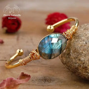 Bracelet cuivre "Vibration" en Labradorite | Bracelets | pierre naturelle bijoux