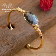 Bracelet cuivre "Vibration" en Labradorite | Bracelets | pierre naturelle bijoux