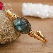 Bracelet cuivre "Vibration" en Labradorite | Bracelets | pierre naturelle bijoux