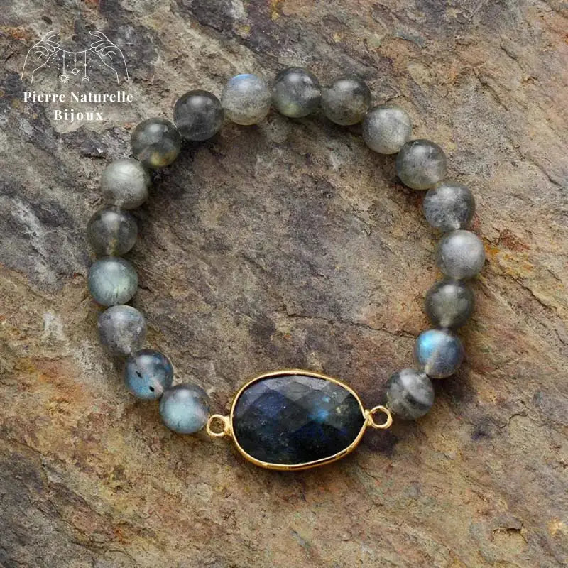 Bracelet "Stabilité intérieure" en Labradorite | Bracelets | pierre naturelle bijoux