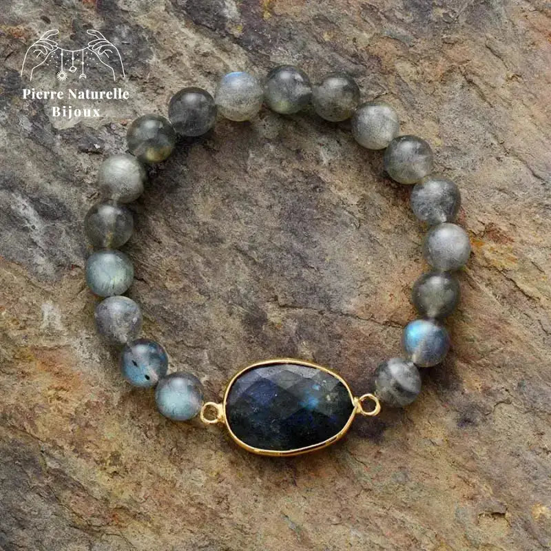 Bracelet "Stabilité intérieure" en Labradorite | Bracelets | pierre naturelle bijoux