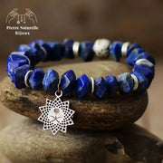 Bracelet "Astre" en Lapis-lazuli | Bracelets | pierre naturelle bijoux