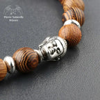 Bracelet main de Fatma / Bouddha en Bois de bodhi | Bracelets | pierre naturelle bijoux