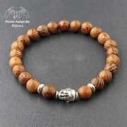 Bracelet Bouddha en Bois de bodhi