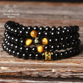 Bracelet mala 108 perles en Onyx | Bracelets | pierre naturelle bijoux