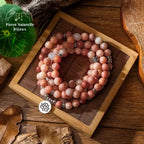 Bracelet mala en Aventurine rose | Bracelets | pierre naturelle bijoux