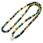 Bracelet mala en pierres naturelles avec charm | Bracelets | pierre naturelle bijoux