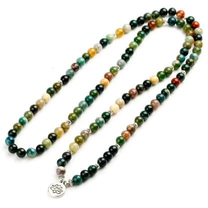 Bracelet mala en pierres naturelles avec charm | Bracelets | pierre naturelle bijoux