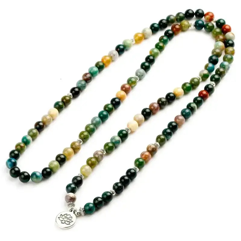 Bracelet mala en pierres naturelles avec charm | Bracelets | pierre naturelle bijoux