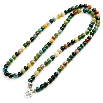 Bracelet mala en pierres naturelles avec charm | Bracelets | pierre naturelle bijoux