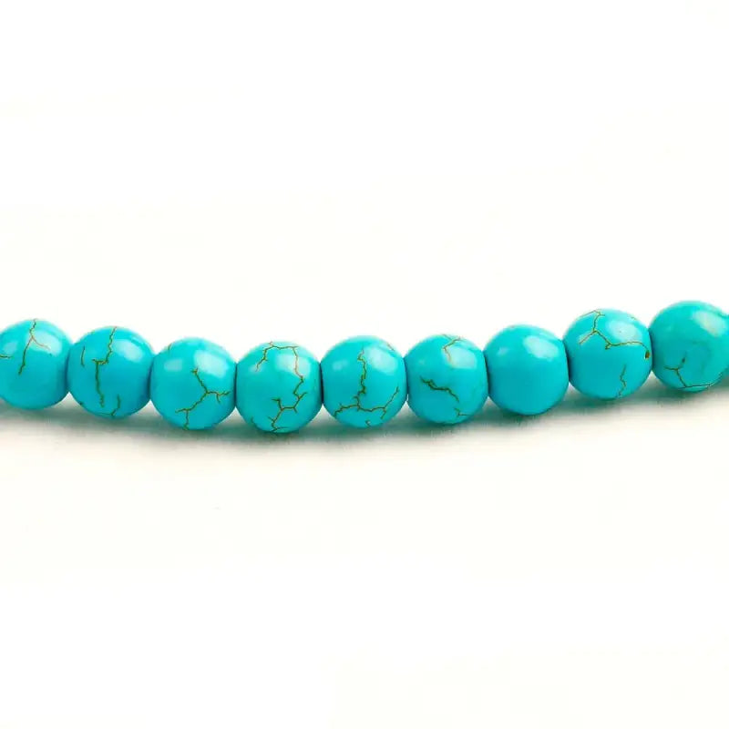 Bracelet mala en Turquoise avec charm | Bracelets | pierre naturelle bijoux