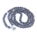Bracelet mala en Labradorite avec charm | Bracelets | pierre naturelle bijoux