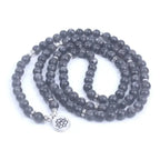 Bracelet mala en Labradorite avec charm | Bracelets | pierre naturelle bijoux