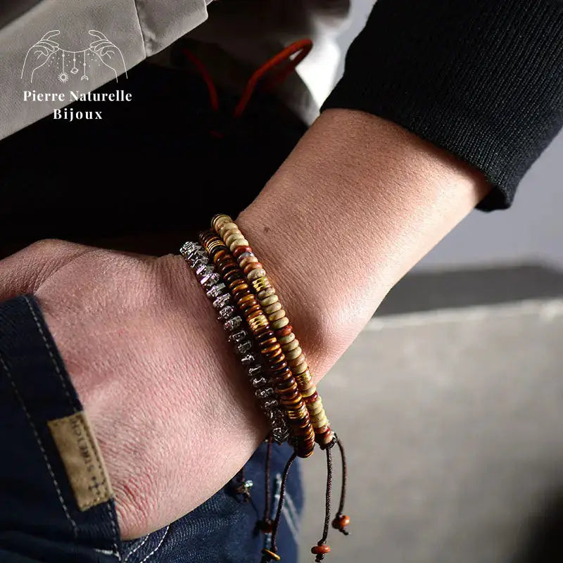 Bracelet en œil de tigre | Bracelets | pierre naturelle bijoux