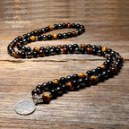 Bracelet en œil de tigre et Hématite | Bracelets | pierre naturelle bijoux