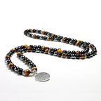 Bracelet en œil de tigre et Hématite | Bracelets | pierre naturelle bijoux