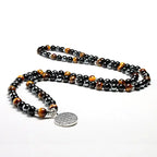 Bracelet en œil de tigre et Hématite | Bracelets | pierre naturelle bijoux