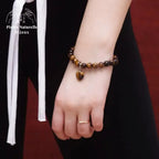 Bracelet "Introspection" en œil de tigre | Bracelets | pierre naturelle bijoux