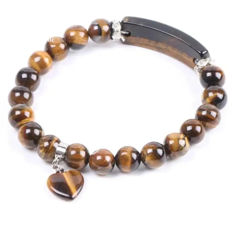 Bracelet "Introspection" en œil de tigre | Bracelets | pierre naturelle bijoux