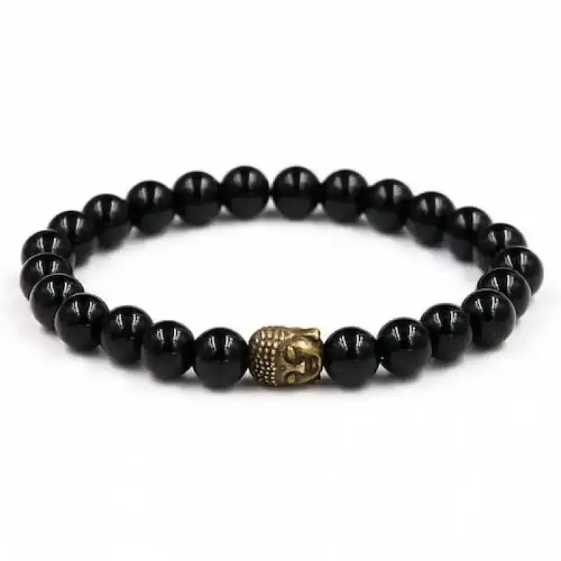 Bracelet duo "Moires" en Onyx