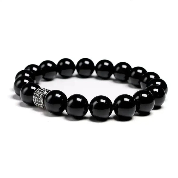 Bracelet "Loyauté" en Onyx | Bracelets | pierre naturelle bijoux