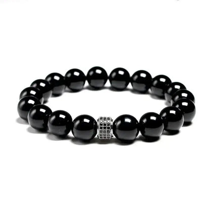 Bracelet "Loyauté" en Onyx | Bracelets | pierre naturelle bijoux