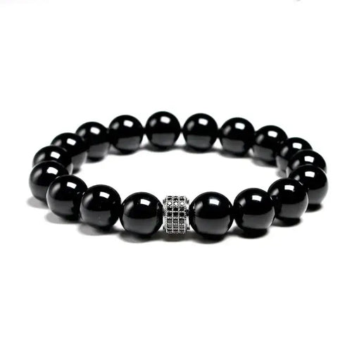 Bracelet "Loyauté" en Onyx | Bracelets | pierre naturelle bijoux