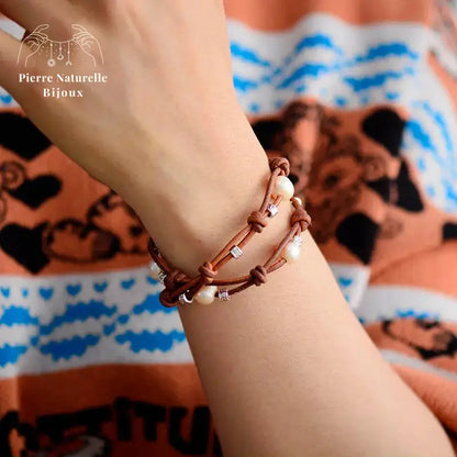 Bracelet "Krishna" en Perle d'eau douce | Bracelets | pierre naturelle bijoux