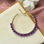 Bracelet en pierre Améthyste | Bracelets | pierre naturelle bijoux