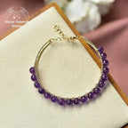 Bracelet en pierre Améthyste | Bracelets | pierre naturelle bijoux