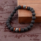 Bracelet "Renouveau" en Pierre de lave | Bracelets | pierre naturelle bijoux
