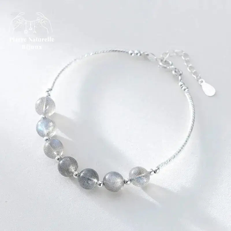 Bracelet "Féminin" en Pierre de lune | Bracelets | pierre naturelle bijoux