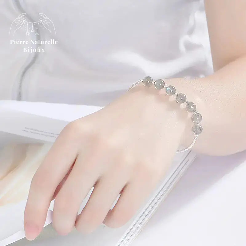 Bracelet "Féminin" en Pierre de lune | Bracelets | pierre naturelle bijoux