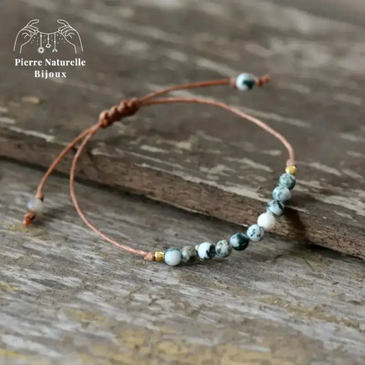 Bracelet "Confiance en soi" en pierre Jaspe | Bracelets | pierre naturelle bijoux
