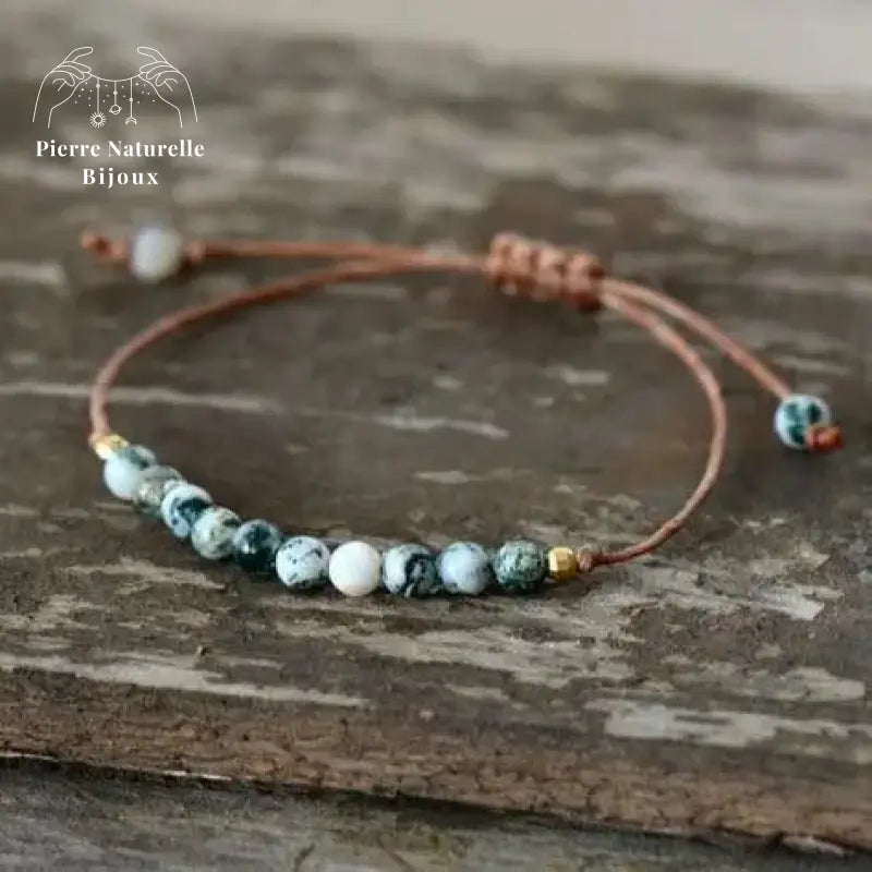 Bracelet "Confiance en soi" en pierre Jaspe | Bracelets | pierre naturelle bijoux