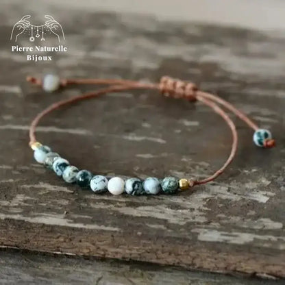 Bracelet "Confiance en soi" en pierre Jaspe | Bracelets | pierre naturelle bijoux