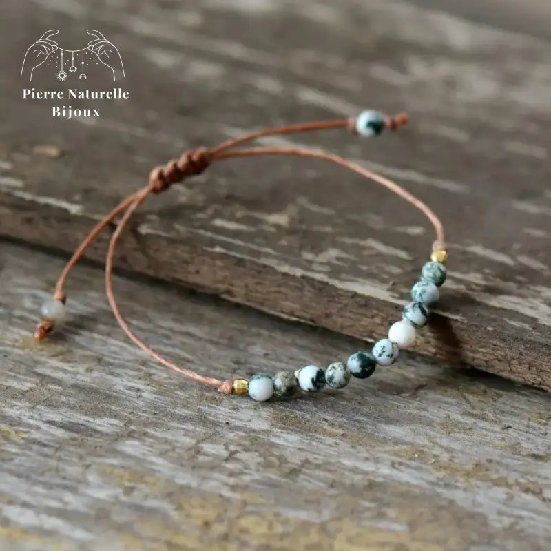 Bracelet "Confiance en soi" en pierre Jaspe | Bracelets | pierre naturelle bijoux