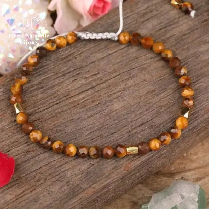 Bracelet "Elégance" en œil de tigre