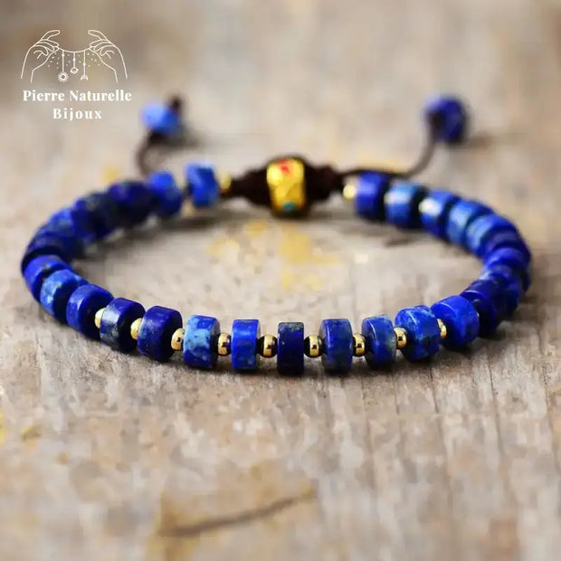 Bracelet "Héraclès" en lapis-lazuli