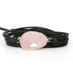 Bracelet "Apaisement" en Quartz rose