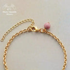 Bracelet "Amulette" en Rhodonite | Bracelets | pierre naturelle bijoux