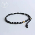Bracelet tibétain "Chance" en coquille de noix de coco | Bracelets | pierre naturelle bijoux