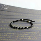 Bracelet tibétain "Chance" en coquille de noix de coco | Bracelets | pierre naturelle bijoux