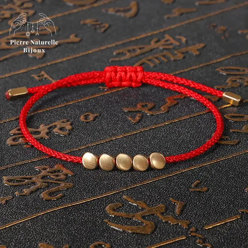 Bracelet tibétain "Porte-bonheur" en cuivre | Bracelets | pierre naturelle bijoux