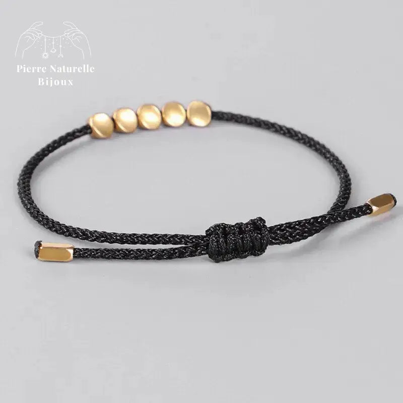 Bracelet tibétain "Porte-bonheur" en cuivre | Bracelets | pierre naturelle bijoux