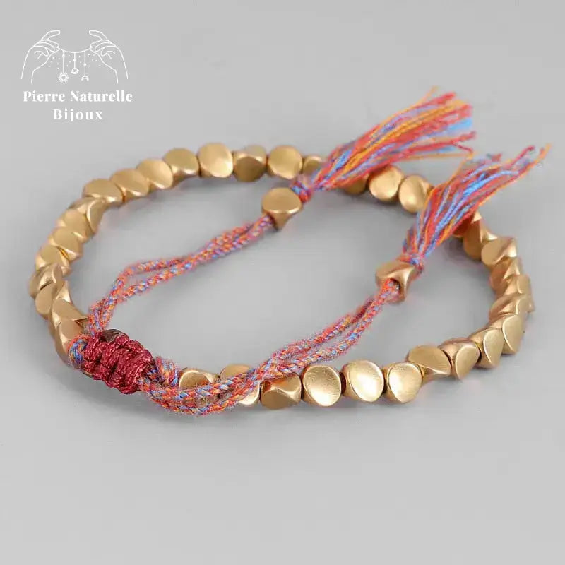 Bracelet tibétain en cuivre | Bracelets | pierre naturelle bijoux