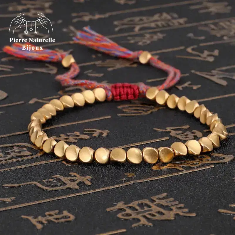 Bracelet tibétain en cuivre | Bracelets | pierre naturelle bijoux