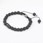 Bracelet en Tourmaline noire et Pierre de lave | Bracelets | pierre naturelle bijoux