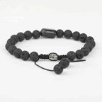 Bracelet en Tourmaline noire et Pierre de lave | Bracelets | pierre naturelle bijoux